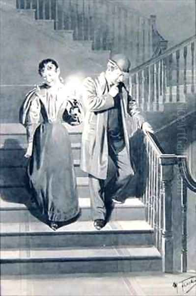 On the Stairs - view 1