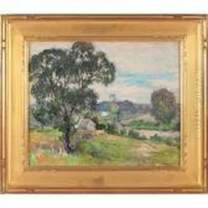 Summer Landscape by John William, Will Vawter