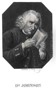 Dr Samuel Johnson 1709-84 by Auguste Christian Fleischmann