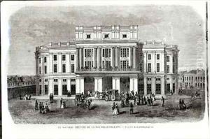 The New Theatre in New Orleans by Michel C. and Gaildrau, Jules Fichot