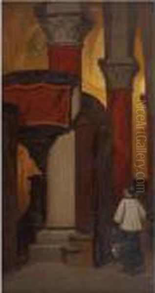 Interior - Church, San Gimignano - view 1