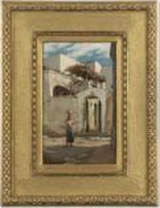 Street Scene At Capri