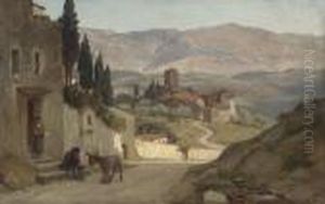 Near Perugia by Elihu Vedder