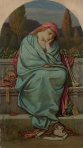 Muse Of Tragedy by Elihu Vedder