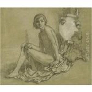 Allegorical Study: A Double-sided Drawing by Elihu Vedder