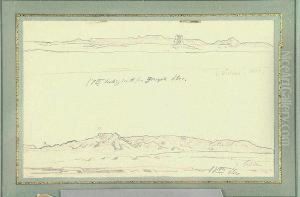17th Looking South To Zowyeh by Elihu Vedder