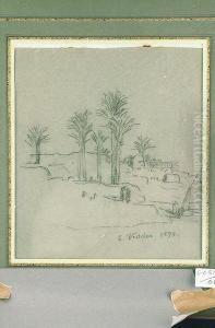 Middle East Scene by Elihu Vedder