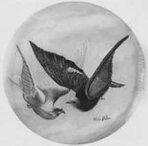 Signed Elihu Vedder, L.r. by Elihu Vedder