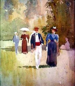 A Walk in the Park by Albert Henry Fullwood
