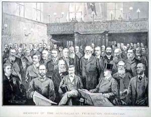 Members of the Australian Federation Convention by Albert Henry Fullwood