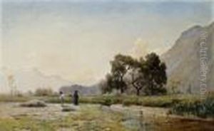 Peasant Couple In A Field