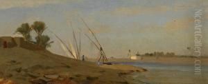"egypte: Au Bord Du Nil". Um 1885.