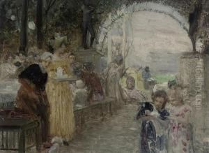 The Tea Party by Eduard Veith