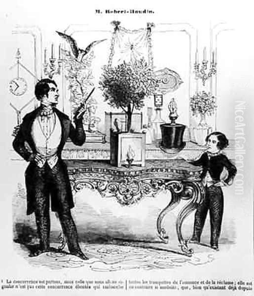 Robert Houdin Explaining a Mechanical Toy - view 1