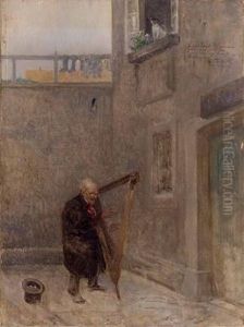 Der Harfenspieler by Eduard Veith