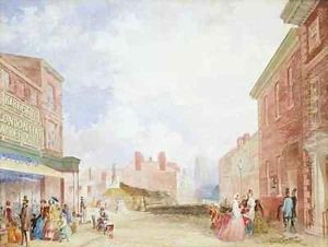 View of Kirkgate Leeds by Isaac Fountain
