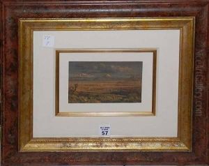 Desert And Mountains by Jose Maria Velasco