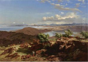 El Valle De Mexico Desde El
Cerro De Santa Isabel (the Valley Ofmexico From The Hillside Of Santa
Isabel) by Jose Maria Velasco