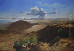Valle De Mexico Desde El Cerro De Santa Isabel by Jose Maria Velasco