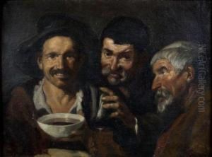 Les Joyeux Buveurs by Diego Rodriguez de Silva y Velazquez