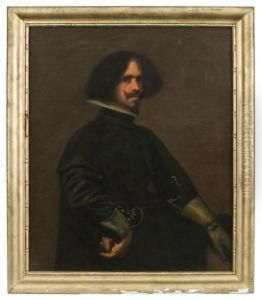 Depicting A Self Portrait by Diego Rodriguez de Silva y Velazquez