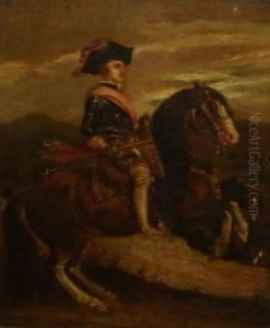 Portrait Of Philip Iv On Horseback by Diego Rodriguez de Silva y Velazquez
