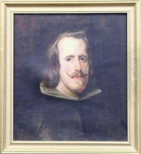 Portrait Of Philip Iv Of Spain by Diego Rodriguez de Silva y Velazquez