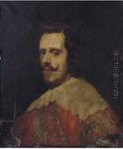 Portrait Of Philip Iv Of Spain by Diego Rodriguez de Silva y Velazquez