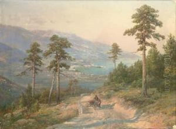 A Carriage On A Coastal Path - view 1