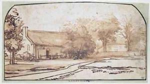 Landscape with a Peasants House by Abraham Furnerius