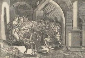 The Nativity by Agostino dei Musi