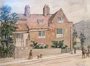 Old Houses at Kennington Green by J. Findley