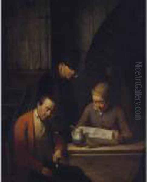 Reading The Newspapers - view 1