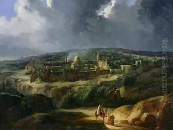 View of Jerusalem from the Valley of Jehoshaphat - view 1