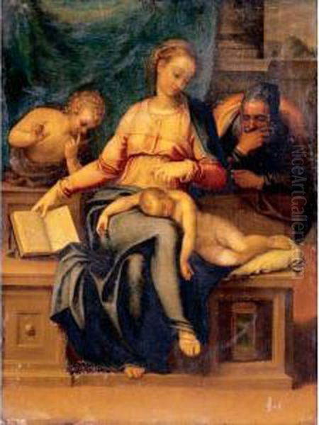 The Holy Family With Saint John The Baptist - view 1