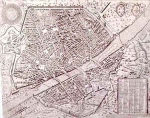 Map of Florence by Matteo Florimi
