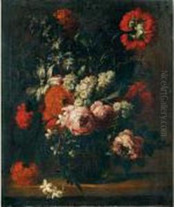 Bouquet De Fleurs by Gaspar-pieter The Younger Verbruggen