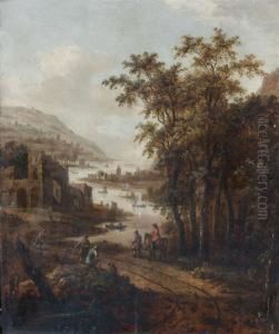 Paysage Fluvial Anime De Personnages
