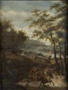 Chasseurs A L'oree D'une Foret