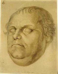 Posthumous Portrait Martin Luther by Lucas Fortenagl