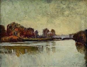 Autunno Sul Po by Giulio Romano Vercelli