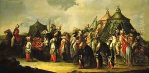A triumphal procession of Turks
