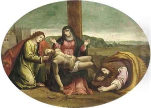 The Lamentation by Francesco Francia