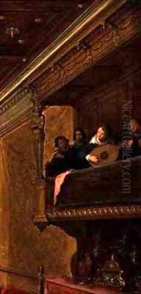 Detail of the musicians from Salome Presenting the Head of St John the Baptist to King Herod - view 1