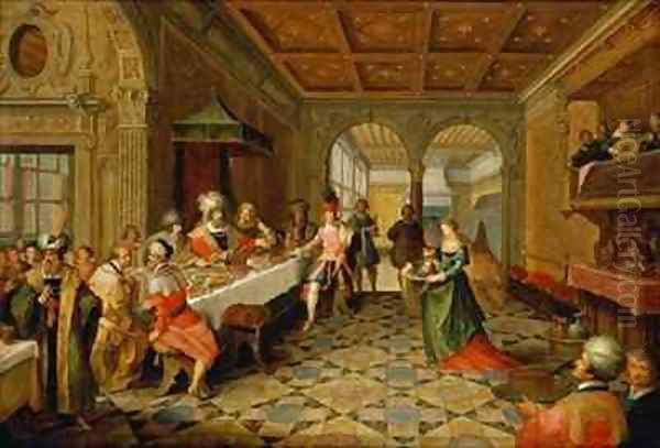 Salome Presenting the Head of St John the Baptist to King Herod - view 1