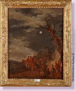 Le Bivouac Militaire by Jan Peeter Verdussen
