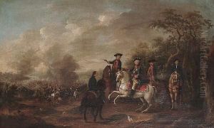 An Officer Surveying The Battle