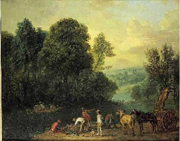 Les Pecheurs Pres De La Riviere - view 1