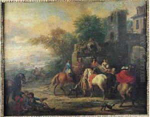 Attribue A Jan Peeter Verdussen by Jan Peeter Verdussen