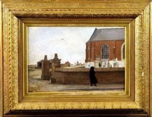[le Cimetiere De Blankenberge] by Eugene Verdyen